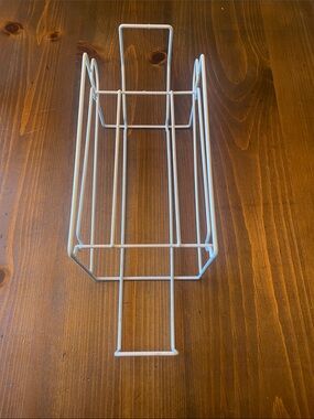 White Wire canned goods Holder Rack